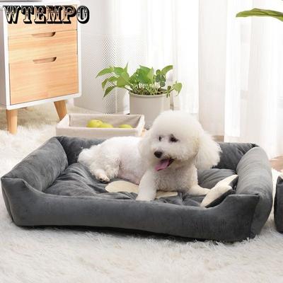 Cama para perros y gatos, nido universal para cuatro estaciones, cálido para el invierno, cómodo y estable para dormir