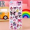 3D Kawaii Happy Sanrio Buttocks Stickers Cartoon Soft Decompression Bubble Sticker Phone Case Decoration Decals Toys Gifts