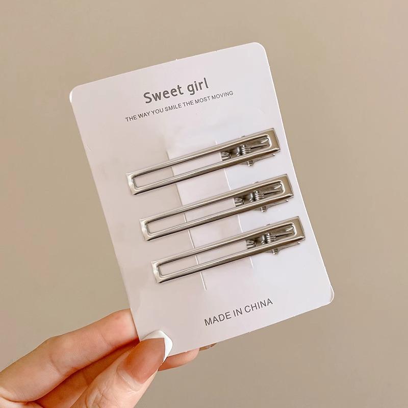 Autumn & Winter Coffee Hair Clip: Women's Seamless Duckbill, BB & Bangs Clips