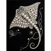 Crystal Pearl Painting 5D DIY Frame Decoration Painting Fish Home Wall Decoration Transparent Pearl Gemstone Painting Picture Art Crafts
