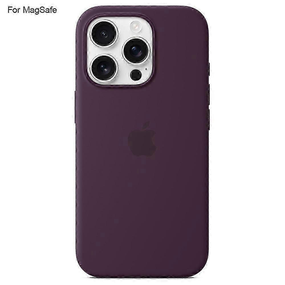 Custodia Per Iphone 16 Pro Con Magsafe Cover Posteriore Del Telefono In Silicone Liquido Con Funzione Popover A Induzione-d8km