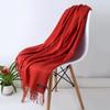 Solid Color Imitation Cashmere Scarf Women, Thin Spring and Summer Long Air Conditioner Shawl, Autumn and Winter Warm Malaysian Headscarf
