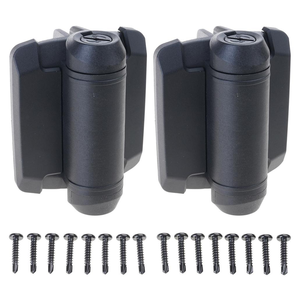 2Pcs Adjustable Tension Narrow Spring Hinges Self Closing Gate Hinge Door Hardware for Outdoor Gates Enduring