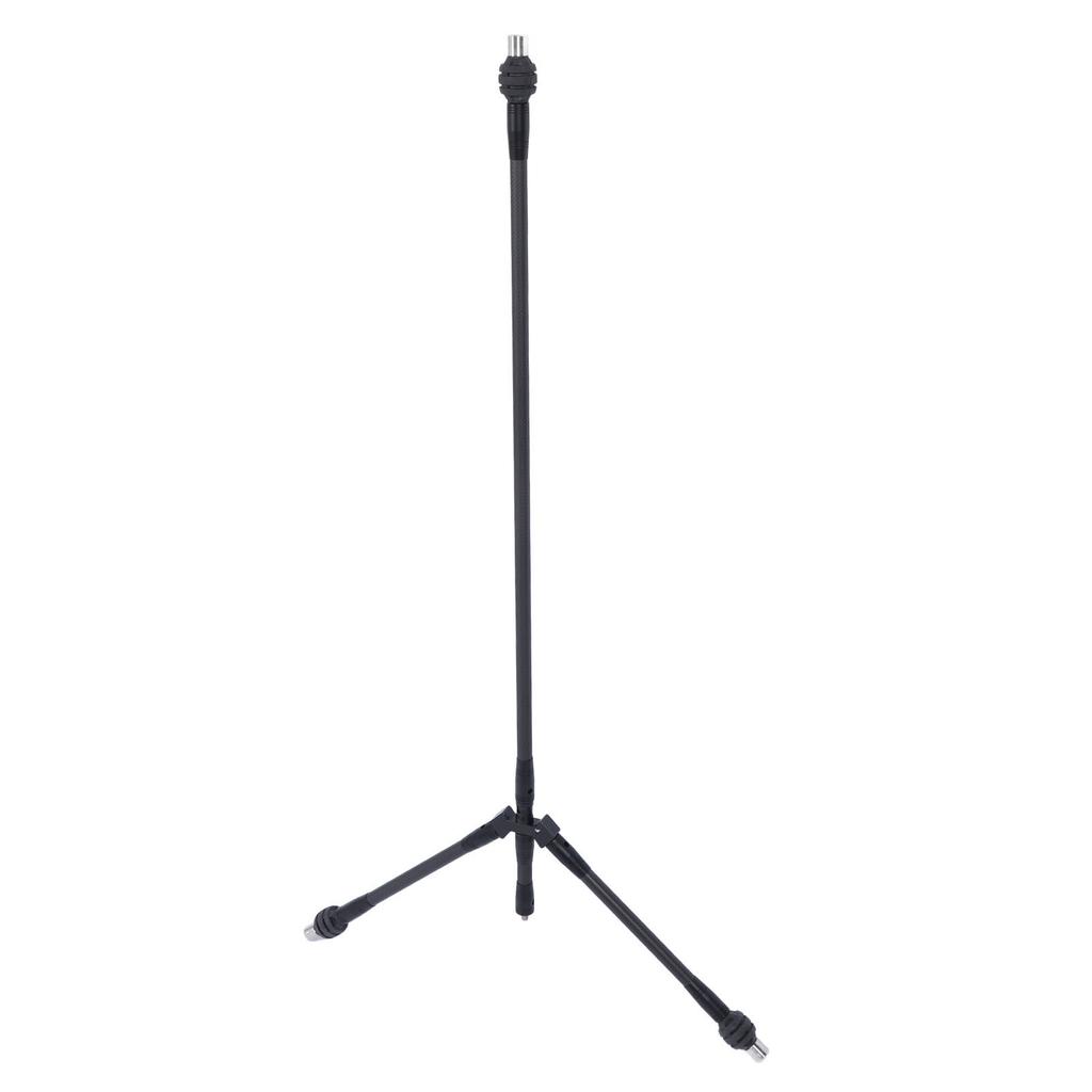 Recurve Bow Stand Holder 28inch Height Lightweight Durable Pure Carbon Archery Bow Stand Holder for Recurve Bow Black