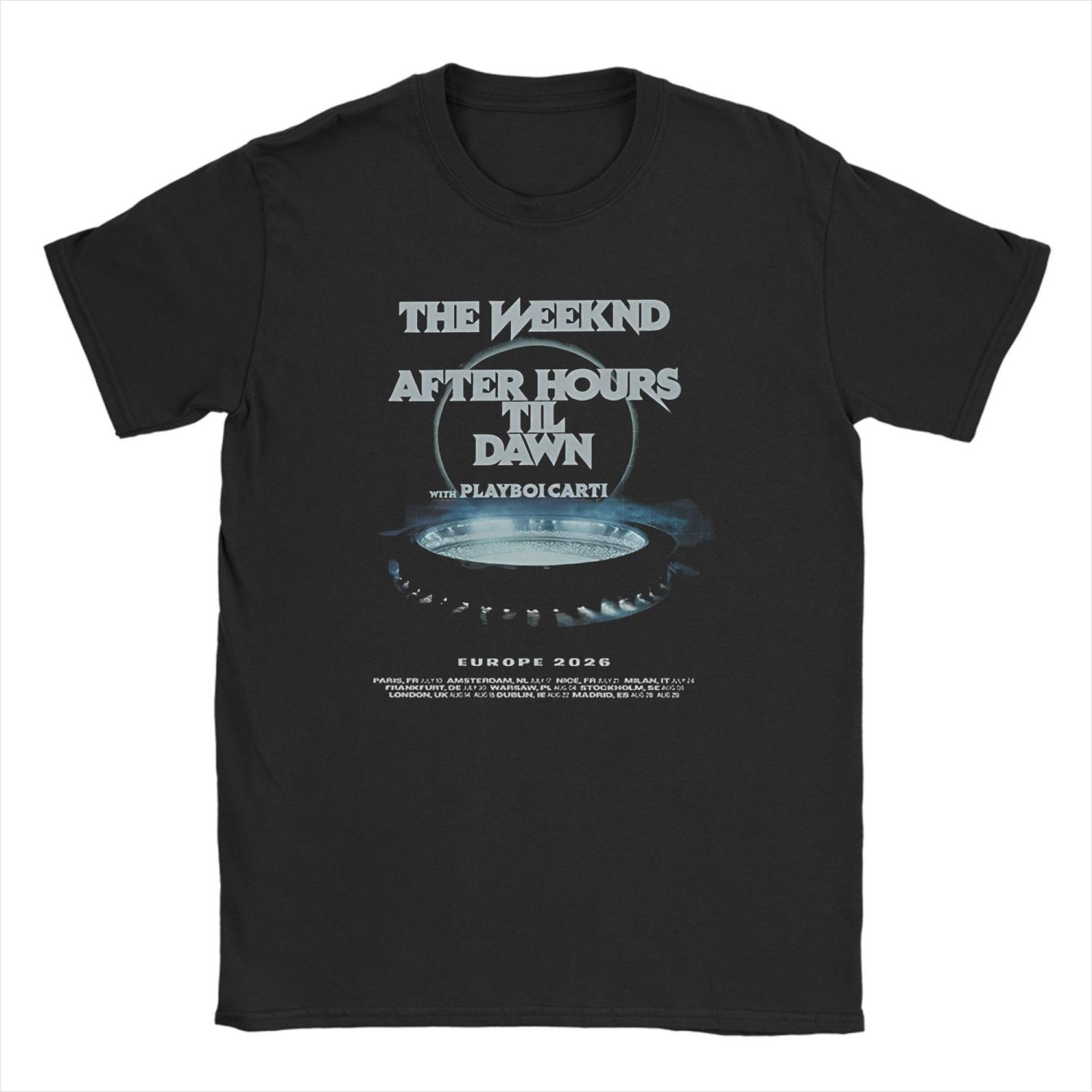 

Mens Womens AFTER HOURS DAWN EUROPE The Weeknd Shirt 100 Cotton Graphic Print Comfortable Streetwear TShirt Top Clothing XXXXXL