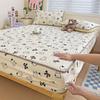 Thicken Bed Cover Cartoon Style Bedspread Quilted Mattress Cover Soft Bed Linen Elastic Bedsheets cubre colchón (No Pillowcase)