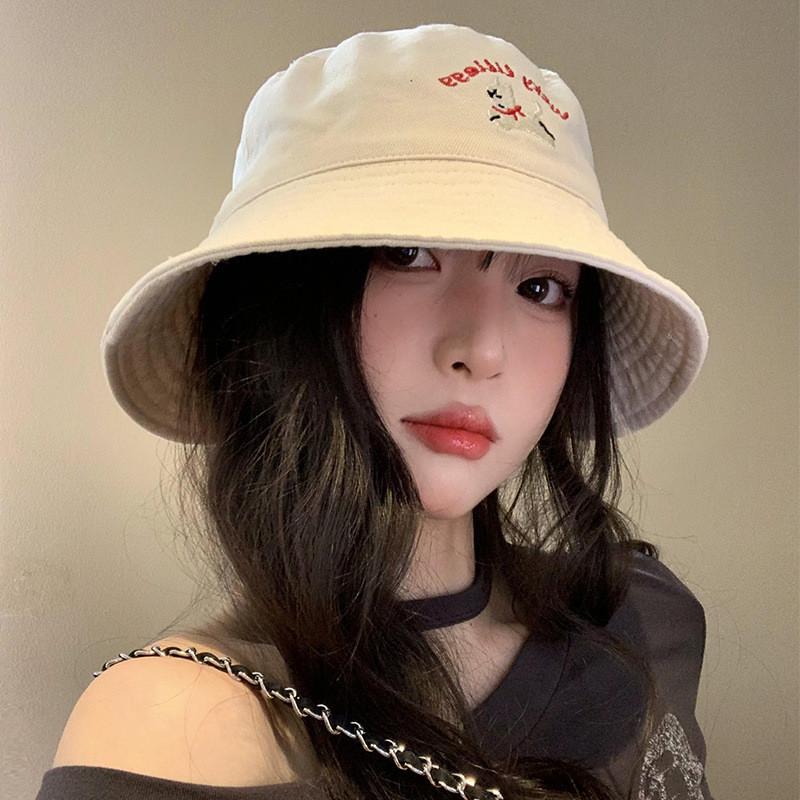 Charming Spring Season Bucket Fisherman Hat For Women Lovely Cartoon Patterns