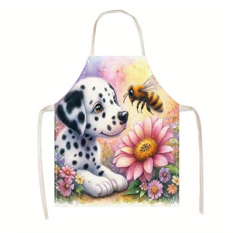 

1pc, Universal Apron for All Seasons, Suitable for Both Men And Women, Featuring Animal Patterns, Practical for Kitchen Use 38X47cm(15X19in)