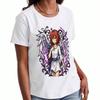 Engelenvleugels Anime Meisje Unisex Katoenen T-shirt, Premium Katoen Kwaliteit Print, Duurzaam, Casual En Modieus. Engelachtig Design T-shirt, Puur Katoen C