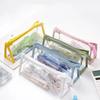 Transparente Weiche Gel-Stifttasche Klare Stiftebox Wasserdichte Federtasche Für Kinder Büro Schule Schreibwaren Stifteetui Schülerbedarf