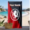 FC Twente Personalisiertes Bedrucktes Strandtuch Fußballlogo Unterstützung Benutzerdefinierter Name Text Absorbierendes Handtuch Für Sport Reisen Besonderes Geschenk