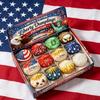 12pcs/Set USA 250th Anniversary Liberty Dumplings Slow Rising Squeeze Toy 1776-2026 Eagle Statue Squishy Toys Stress Relief Gift