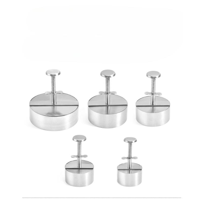 304 Hamburger Meat Press Stainless Steel Pie Press Meat Patty Molded Meat Mold DIY Rice Ball Meat Filling Dumpling Skin Mold
