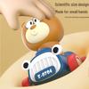 Cross-border Cartoon Animal Toy Car: Rotatable Head, Inertia-Powered, Drop-Resistant for Kids