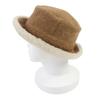 Excellent HERMES Hat Brown Wool Women 57 Used
