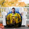 1pc Neymar1 Theme Blanket - Digital Print, Polyester, Cozy for All Seasons, Perfect for Outdoor, and Travel