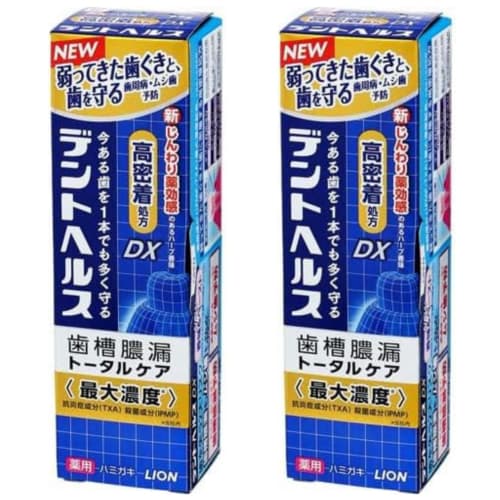 [.co.jp Exclusive] [Bulk Purchase of 2] Dent Health Medicated Toothpaste DX 85g x 2