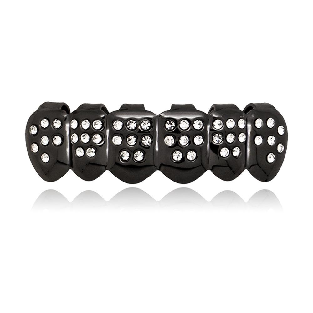 

European Hot Selling Six-Tooth Multi-Color Diamond Vampire Hip Hop Grill for Christmas