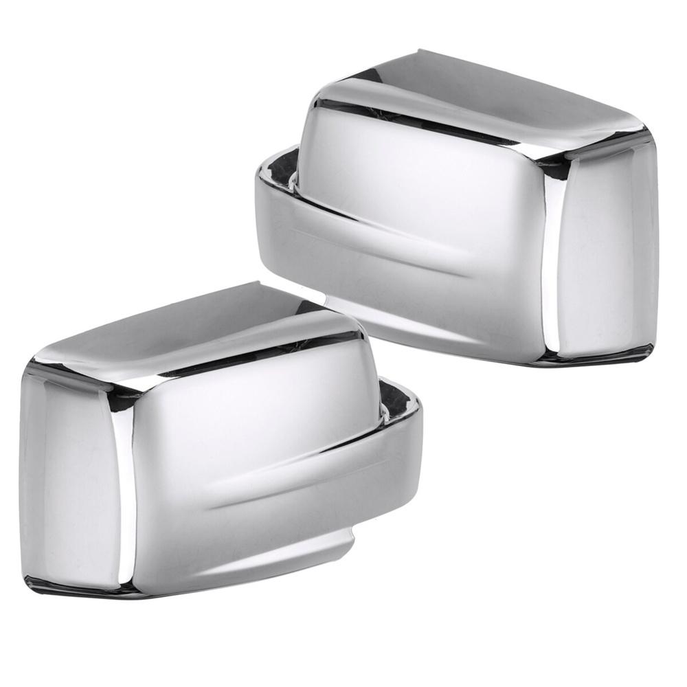 Pair Side Rearview Mirror Cover Cap For Dodge Nitro 2007-11 Jeep Liberty 2008-12
