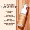 Mamaearth Hydra-Glow Full Coverage Dewy Finish tekutý make-up s vitamínem C a kurkumou - 30 ml | Plné krytí