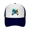 Neon Street Gamer Splash Controller Mesh Baseball Cap Casual Hat Outdoor  For Womens Unisex FeUnisex