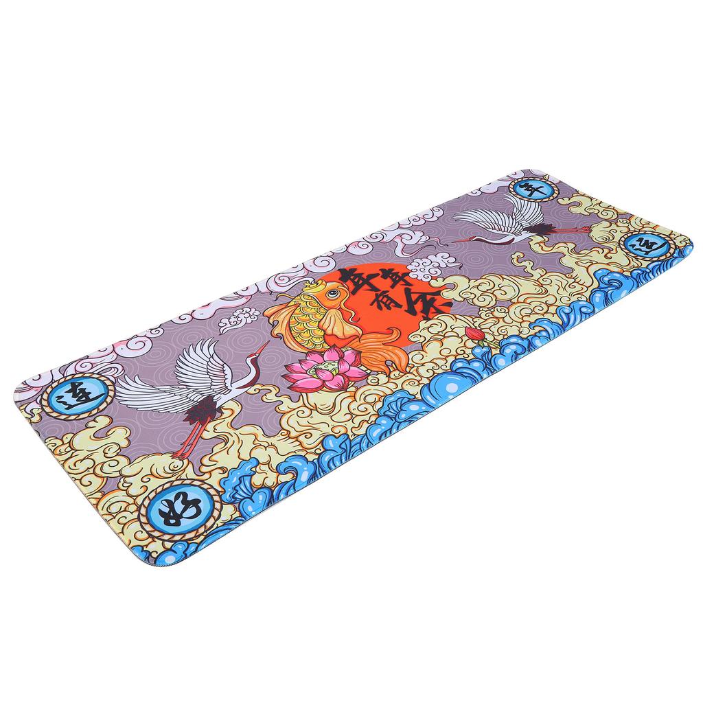 Mauspad Waschbar Gummi Computer Notebook Tablet Fischmuster Großes Gamepad Zubehör 300 x 800 x 3mm 31.50 x