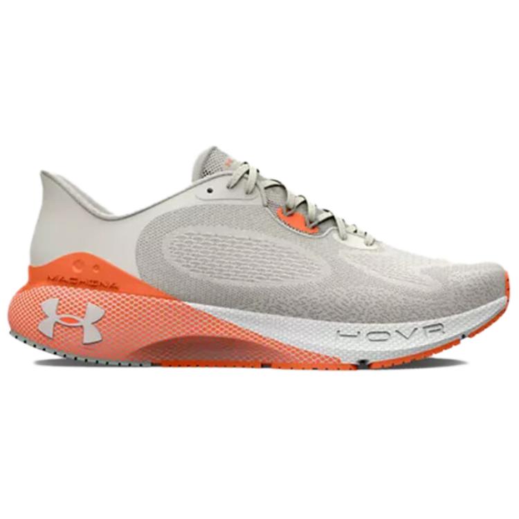 Under Armour HOVR Machina 3 Comfortable Versatile Low-Top Running Shoes Women Sneaker Gray Orange 3024907-303