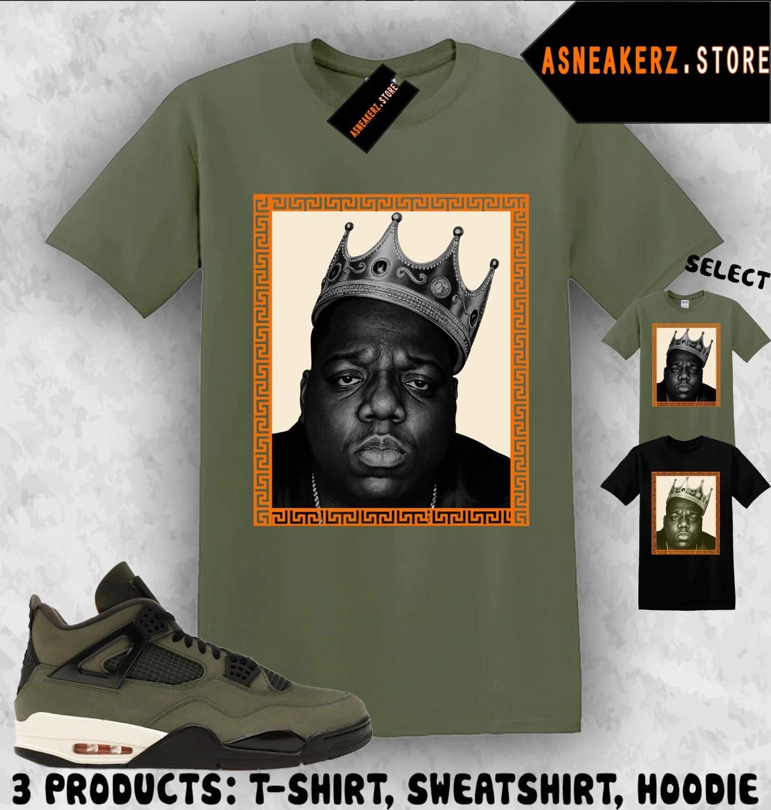 Tee Shirt Matching Undefeated x AJ 4 OG 2025 To Match Sneaker Biggie T shirt XL