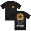 2 Sides Sun Flower Deafheaven Band Shirt Black All Size Unisex S-5XL 1J0161 Unisex T-Shirt
