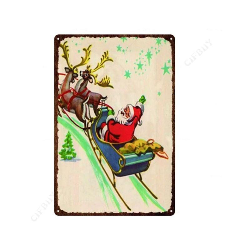 Halloween Metal Sign with Pumpkins, Fall Decor 20x30 Cm