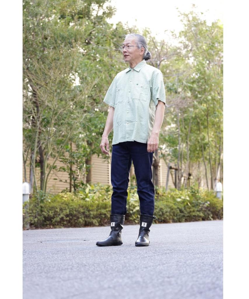 Wild Bird Society of Japan Birdwatching Short Size L Men's Boots, Length, YTY-2, Black,