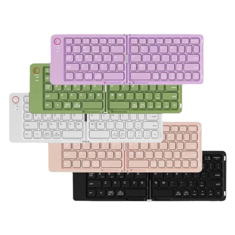 Wireless Folding Mini Bluetooth Keyboard for Laptops & Phones