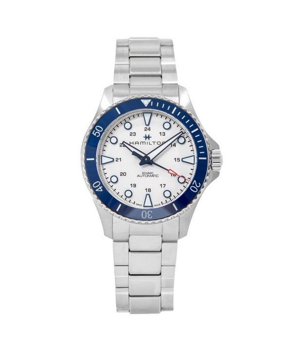 Hamilton Khaki Navy Scuba Stal nierdzewna Srebrna tarcza Automatyczny zegarek do nurkowania H82505150 300M męski