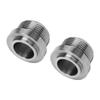 2Pcs Automotive Fitting Stainless Steel Weld On Bung AN16 Weldable Fitting Drain Fitting Coolant Systems