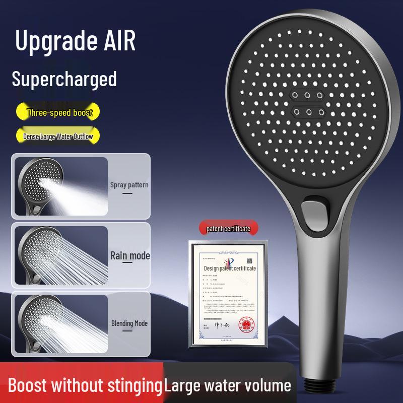 

Ультра-напорная дождевая лейка со встроенным водонагревателем для улучшенного принятия душа