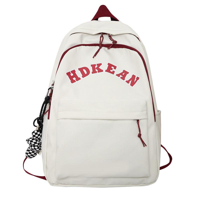 New Korean Style Backpack for Women: Simple Design, Perfect for College, High School, and Junior High Students.