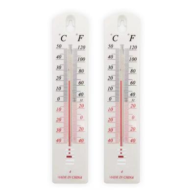 195mm X 40mm X 6mm Duvar Termometresi 2 Adet Sera