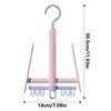 Rotatable Shoes Drying Rack Windproof With Sock Clips Shoes Drying Hanger Quickly Dry Space Saving Hanging Shoes Hook