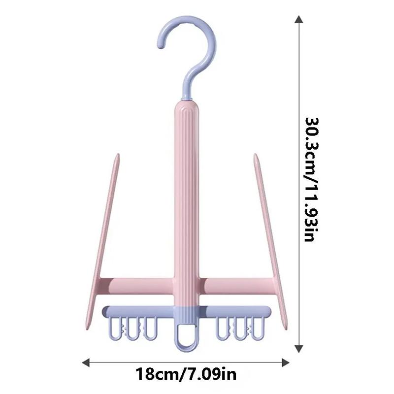 Rotatable Shoes Drying Rack Windproof With Sock Clips Shoes Drying Hanger Quickly Dry Space Saving Hanging Shoes Hook