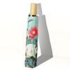 Parasol Small vinyl three-fold women's high-end sense UV protection, weather and rain dual-purpose sun protection outdoor umbrella