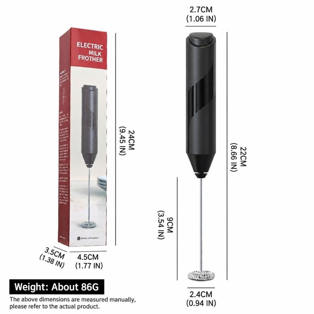 Handheld Design Handheld Coffee Frother Battery Operated Mini Drink Mixer  Matcha Lattes
