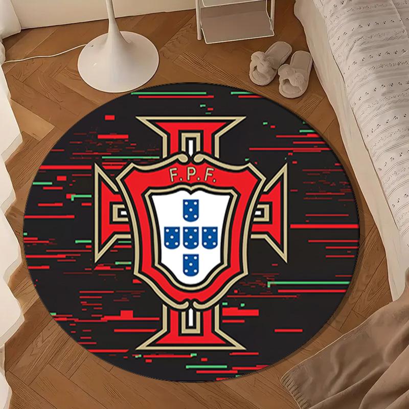 Portugal's National Emblem Round mat Home Decor, Chair rug For livingroom,Bedroom, doormat home decor Birthday Gift Christmas Gifts