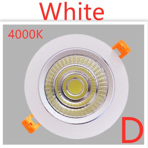 LED Downlight Dimmable Lamp iling  3w 5w 7W 12w 15w 20w  30w 40w Cob Led Spot 220V/110V iling Ressed round panel light