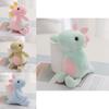 Cute Graceful Dinosaur Stuffed Animal Key Holder Fluffy Plush Bag Charm