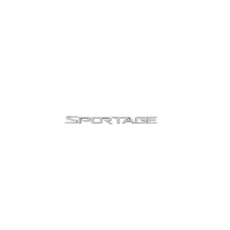 3D ABS Car Styling SPORTAGE Letter Logo Sticker Rear Bumper Tail Door Trunk Decal Auto Rear Emblem Decoration Accessories