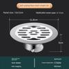 Stainless Steel Bathroom Hotel Engineering Deodorizing Filter Floor Drain round Washing Machine Sewer Bathroom Odor Preventer Insect-Proof