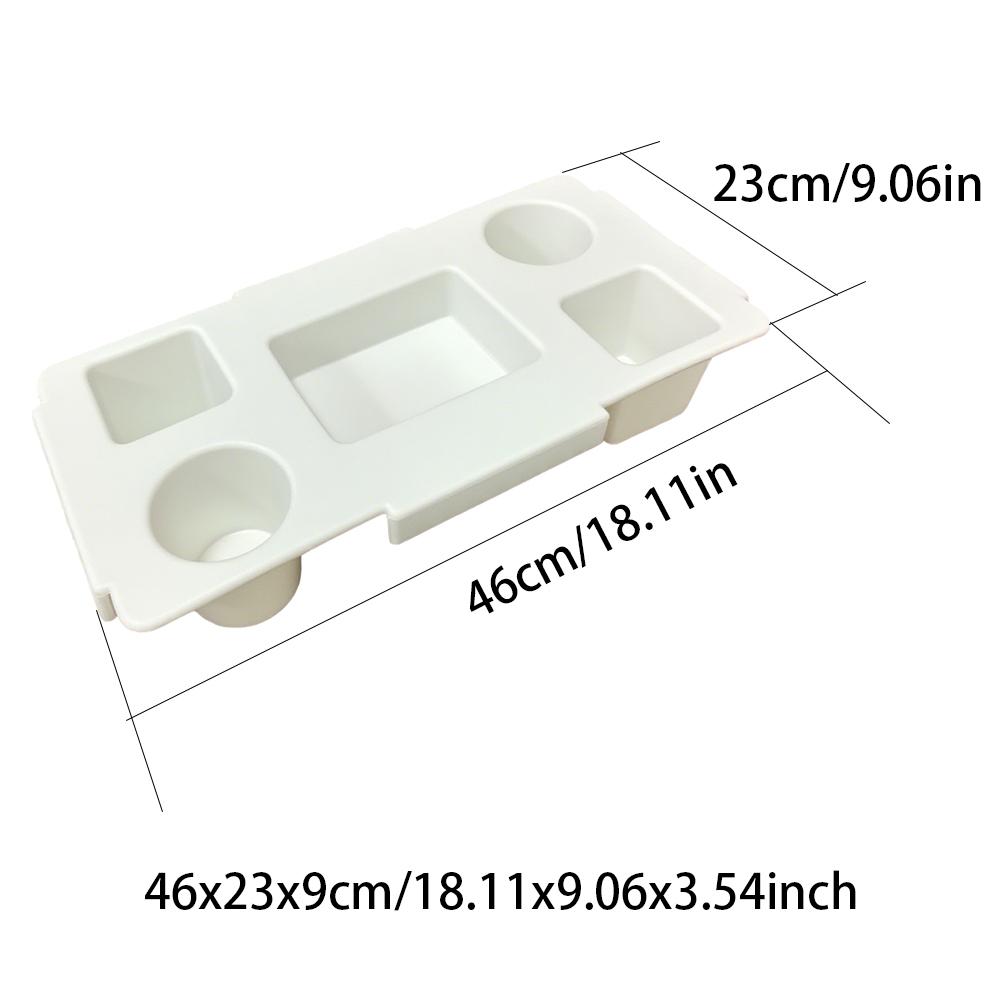 EVA Phone Storage Lid Cup Organizer Holder Rack Bag Top Snack Tray Waterproof Soft Cover Divider for Beach Trip Camping Travel