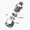 1Pcs Stainless Steel Quick Fitting Metric ZG Pipe Fitting  for Oil Water Gas