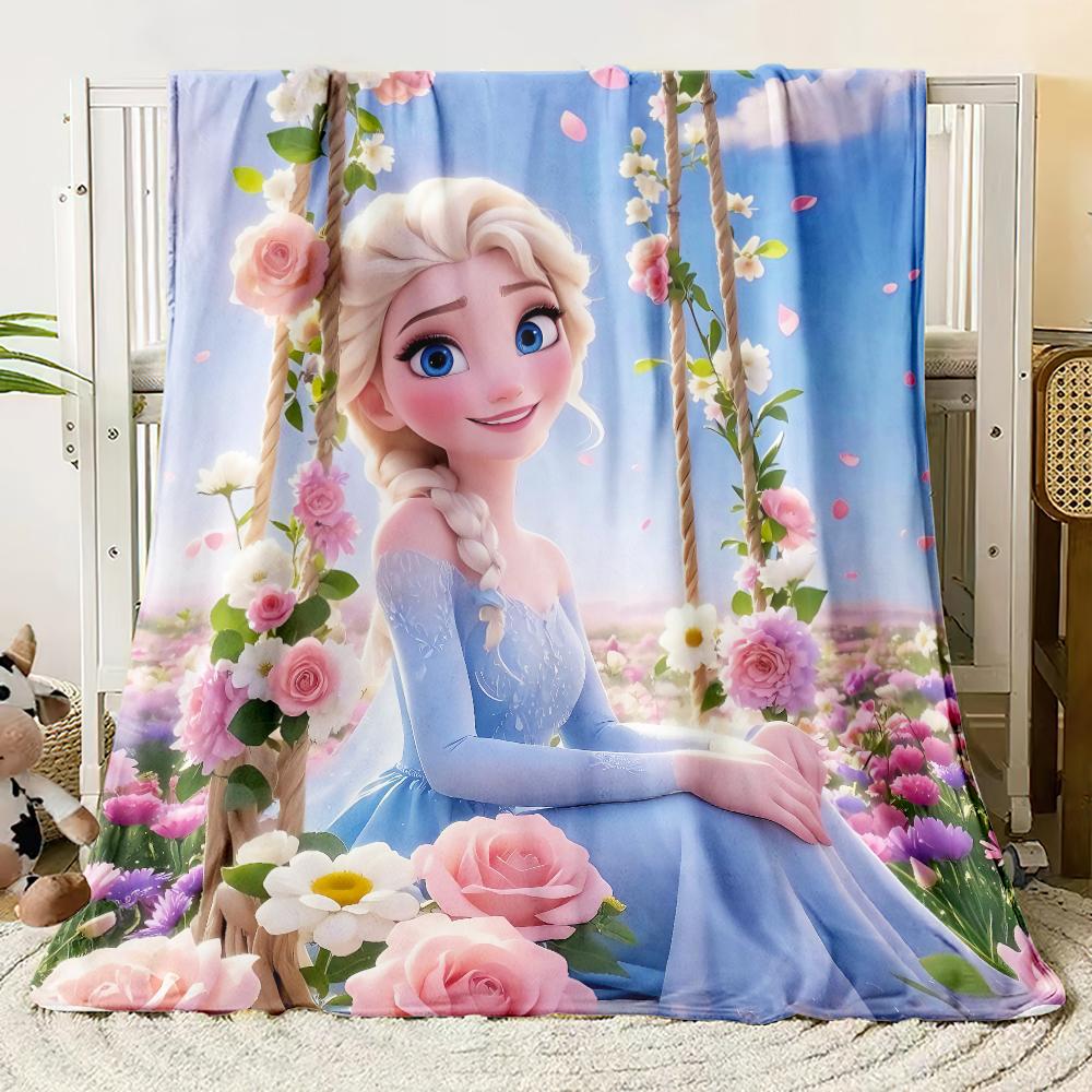 Cartoon Frozen soft Blankets blankets fluffy flannel thin Blanket Picnic Sofa Family Bedroom Children's Room custom blanket