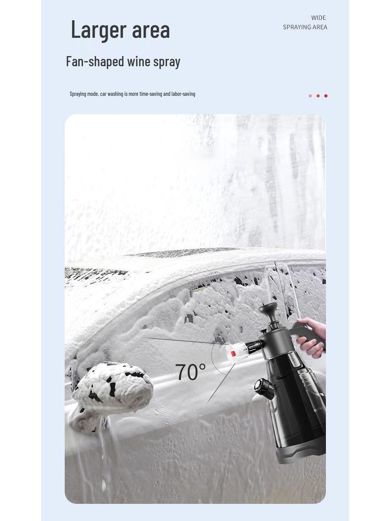 2L High-Pressure Foam Sprayer for Car Wash and Watering